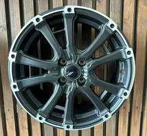 (R16) 16×6.5J 4×100 INTER MILANO MUD BAHN XR-600S ライズ ロッキー 新品 アルミホイール 16インチ 4本セット 送料無料_画像1