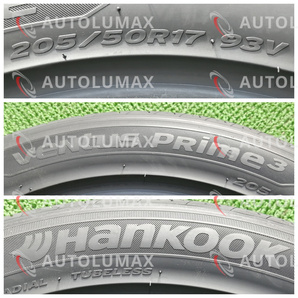 205/50R17 93V Hankook Ventus Prime3 K125 新品 サマータイヤ 4本セット 2023年製 送料無料 ハンコック 205/50/17の画像3