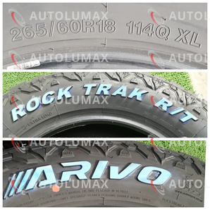 265/60R18 114Q ARIVO ROCKTRAK R/T 新品 サマータイヤ 4本セット 2023年製 N3315.の画像4