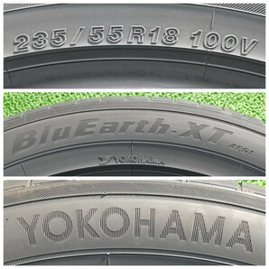 235/55R18 100V Yokohama BluEarth-XT AE61 新品 サマータイヤ 4本セット 2023年製 送料無料 235/55/18の画像3