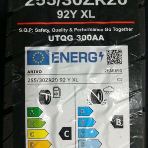 255/30R20 92Y XL ARIVO ULTRA ARZ5 新品 サマータイヤ 4本セット 2023年製 11月製造 送料無料 255/30/20の画像4