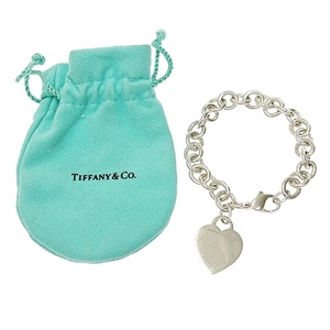 TIFFANY&Co. ティファニー シルバー ハートタグ ブレスレット 35.0g 925刻印 260809 ブレスレット