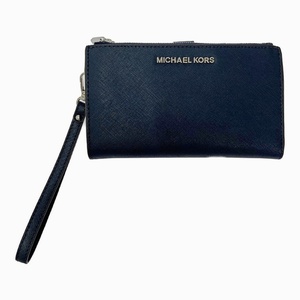 Michael Kors マイケルコース 35F8GTVW0B レザー 二つ折り長財布 レディース ネイビー 177267 長財布