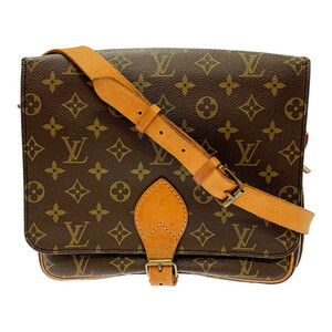 LOUIS VUITTON ルイ・ヴィトン M51252 モノグラム PVC カルトシエール 26 ショルダーバッグ ブラウン 172755 ショルダーバッグ