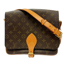 LOUIS VUITTON ルイ・ヴィトン M51252 モノグラム PVC カルトシエールGM ショルダーバッグ ブラウン 173758 ショルダーバッグ_画像1