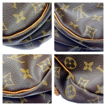 LOUIS VUITTON ルイ・ヴィトン M42254 モノグラム PVC ソミュール35 ショルダーバッグ ブラウン 171097 ショルダーバッグ_画像6