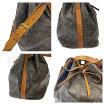 【ジャンク】 LOUIS VUITTON ルイ・ヴィトン M42226 モノグラム PVC プチノエ ショルダーバッグ ブラウン 258542 ショルダーバッグ_画像8