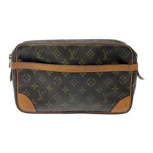 【ジャンク】 LOUIS VUITTON ルイ・ヴィトン M51845 モノグラム PVC コンピエーニュ28 セカンドバッグ ブラウン 258677 セカンドバッグ