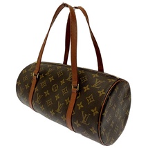 LOUIS VUITTON ルイ・ヴィトン M51385 モノグラム PVC パピヨン30 ショルダーバッグ ブラウン 170250 ショルダーバッグ_画像3