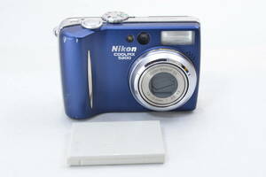 【ecoま】NIKON COOLPIX E5200 ブルー コンパクトデジタルカメラ