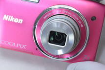 【ecoま】NIKON COOLPIX S3500 ピンク コンパクトデジタルカメラ_画像7