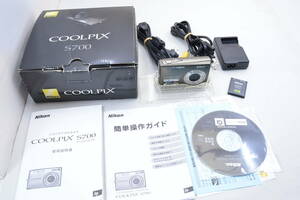 【ecoま】ニコン NIKON COOLPIX S700 美品 コンパクトデジタルカメラ