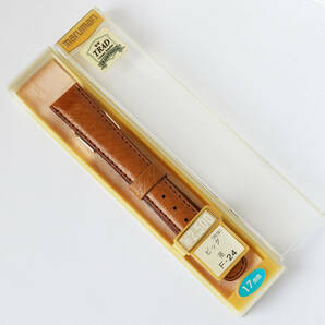 マルマン maruman 時計ベルト 17ｍｍ バネ棒つき ピッグ 茶の画像1