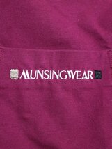 MUNSINGWEAR マンシングウェア ロゴ刺繍 ポロ風 長袖シャツ カットソー MA_画像3