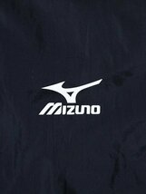 MIZUNO ミズノゴルフ 裏メッシュ ナイロン100％ 半袖 ジップジャケット 黒 L_画像3