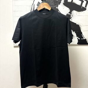 WEB限定WARDROBESMARTクリアガスコットンモックネックT BK XL