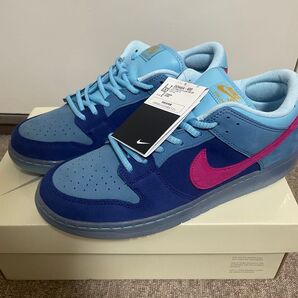 Run The Jewels × Nike SB Dunk Low Deep Royal Blue and Active Pink
