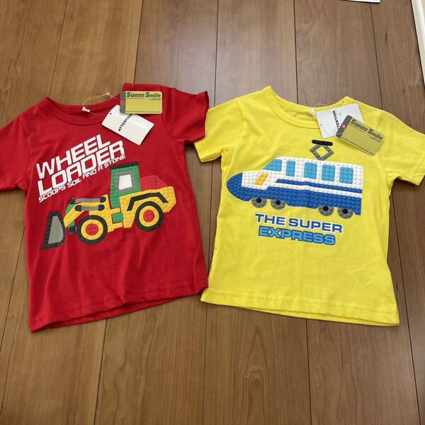 新品　半袖Tシャツ　乗り物　新幹線　夏服　男の子　保育園　車　電車　コットン100% まとめ売り　送料無料　匿名配送　プレゼント