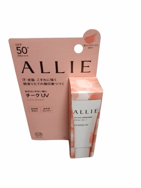 ALLIE クロノビューティ カラーオンUV チーク SPF50＋ PA＋＋＋＋ 15g（02 ウォームオレンジ）