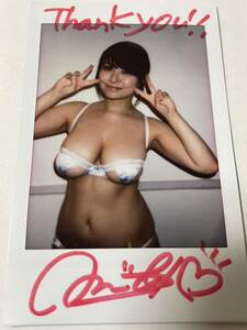 花井美理　サイン入り現場チェキ ハプニング　特典