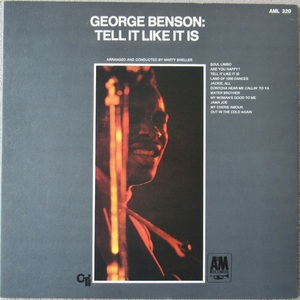 ◆【LP盤】GEORGE BENSON/ ジョージ・ベンソン/TELL IT LIKE IT IS