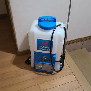 新品未使用未開封品！ 充電式 電動噴霧器 背負式 タンク容量 20L 5種の噴射口 ノズル付 ★家庭電源OK！の画像1