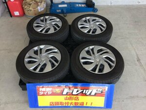 山形店 中古夏タイヤ＆ホイール4本セット ホンダ フリード純正SW 1555 114 5H & ヨコハマ ブルーアースE50 185/65R15 2021年 GB5 フリード