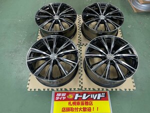 『札幌東苗穂店』送料無料 中古社外ウェッズ レオニス WX 4本セット 19インチ8.0J アルファード等