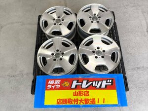 ★山形店 中古ホイール4本セット ウェッズ レオニス 1670 114 5H +48 ヴェゼル マークX ティアナ等に ディッシュホイール