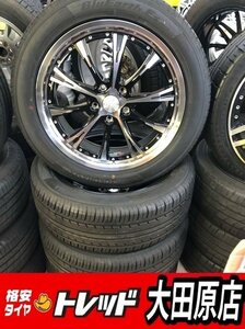 大田原店★新品ホイール中古タイヤSET 4本★TC-02 18インチ7.0Ｊ★ヨコハマ ブルーアース ES32 225/50R18★オデッセイ・ヴェゼル他