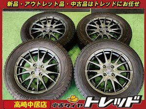  Takasaki middle . shop used studless set *2021 year made * VELVA SPORT2 15 -inch 5.5J +42 4 hole PCD100 × YOKOHAMA ice GUARD7 iG70 185/65R15