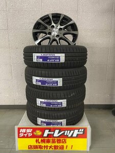 『札幌東苗穂店』新品サマータイヤ&ホイールセット ラウフェン LK41 175/65R14 & WZ8 14インチ 5.5J フィット/デミオなど