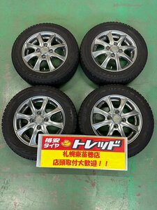 札幌東苗穂店 中古 スタッドレス & ホイールセット レーベン 13インチ 4.0J + ブリヂストン VRX2 155/65R13 軽自動車全般