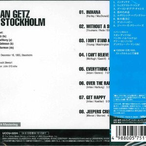 【未開封】[CD] スタン・ゲッツ / スタン・ゲッツ・イン・ストックホルム PROZ-1056 [CD0101]の画像2