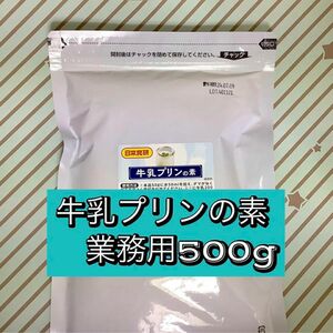 牛乳プリンの素 500g 【日本食研・業務用】 加熱不要で簡単デザート