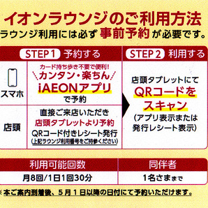 ★最新 イオンファンタジー イオンラウンジ会員証★送料無料条件有★の画像2