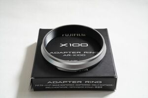 FUJIFILM X100 アダプターリング シルバー AR-100