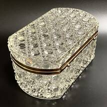 OLD BACCARAT　オールドバカラ　ディアマン・ピエーリー　ジュエリーボックス　23cm　BOX　宝石箱　小物入れ　フランス　アンティーク　_画像4