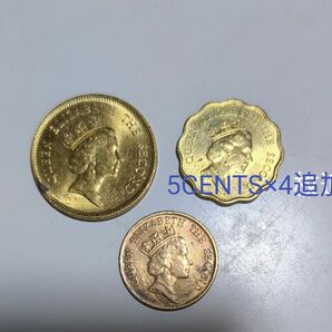 香港旧硬貨　クィーンエリザベス　３枚　追加あり