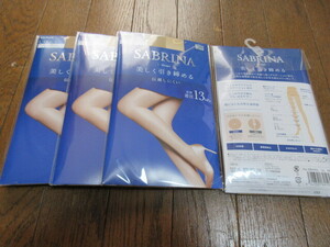 Gunze capri pants beautiful discount tighten .L-LL size new goods nude beige 4 pair made in Japan regular price 500 jpy + tax ×4
