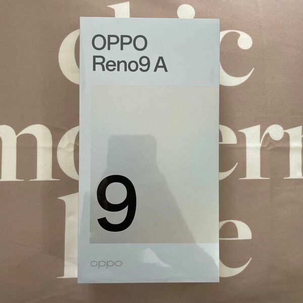 新品未開封 OPPO Reno 9 a ナイトブラック ワイモバイル シュリンク付 Ymobile SIMフリー