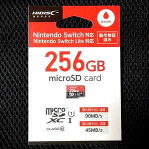 HIDISCハイディスク ゲーミングmicroSDXCマイクロSDカード HDMCSDX256GSW-WOA 大容量256GB