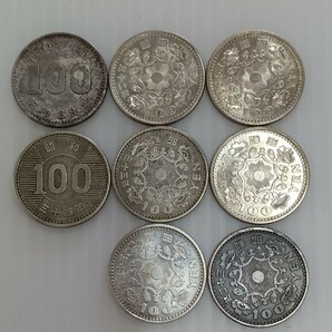 100円銀貨×8/50銭銀貨×4/計１２枚/硬貨/保管品の画像4