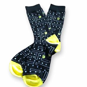 2000円以上送料無料！レトロゲーム柄ソックス　26〜28cm【メンズ】wishbone_socks