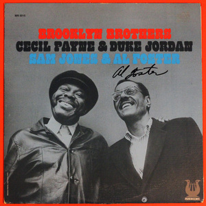 ◆LP/ジャズJazz◆Cecil Payne & Duke Jordan「Brooklyn Brothers」Muse Records MR 5015、米国盤、DrumsのAl Fosterサインらしき書き込み