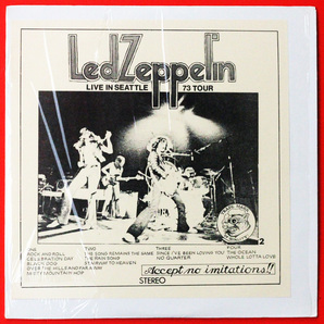 ◆2LP◆Led Zeppelin（レッドツェッペリン）「Live In Seattle 73 Tour」Trade Mark Of Quality 2820、シュリンク付、Unofficial Releaseの画像1