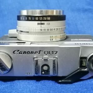 ○○ Canon Canonet QL17 G-Ⅲ G3 40mm f1.7 レンズキャップ、ストラップ レンジファインダー コンパクトフィルムカメラ 現状品 P53の画像7