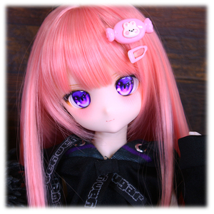 Art hand Auction 【さにさにむーん】DDH-27 カスタムヘッド セミホワイト肌+ディーラー様製アイ付き MDD ドルフィードリーム, 人形, キャラクタードール, ドルフィードリーム, パーツ