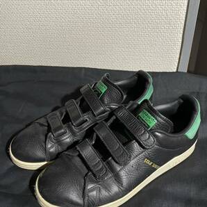 レアカラー アディダス ベルクロ スタンスミス CF コンフォート 黒 緑 ブラック グリーン ART BZ0533 adidas STAN SMITH COMFORT ベロクロ