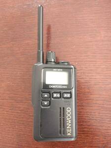 KENWOOD special small electric power transceiver UBZ-M51S*... traffic adjustment, airsoft . mountain climbing and so on possible to use license unnecessary, Kenwood. AA battery one pcs move transceiver *